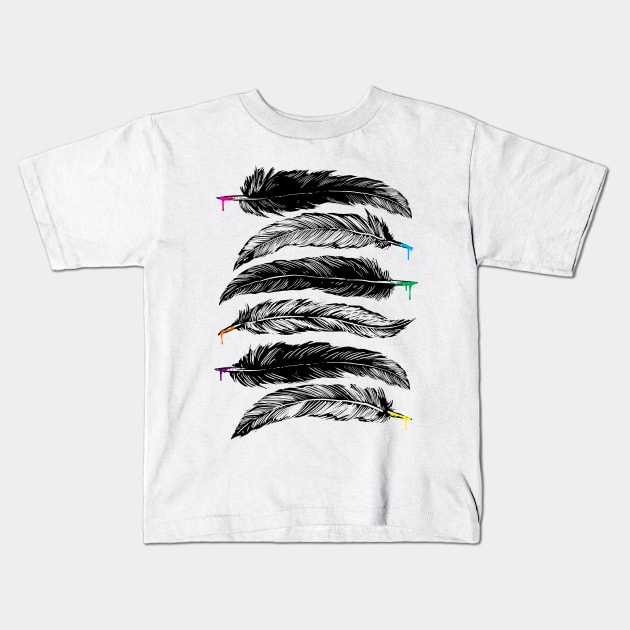 Quill Kids T-Shirt by barmalisiRTB